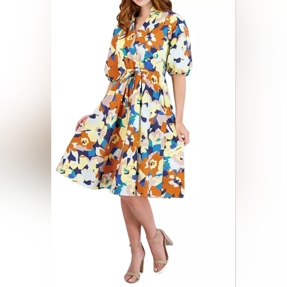 52 Seven Balloon Sleeve Dress Sz. 12